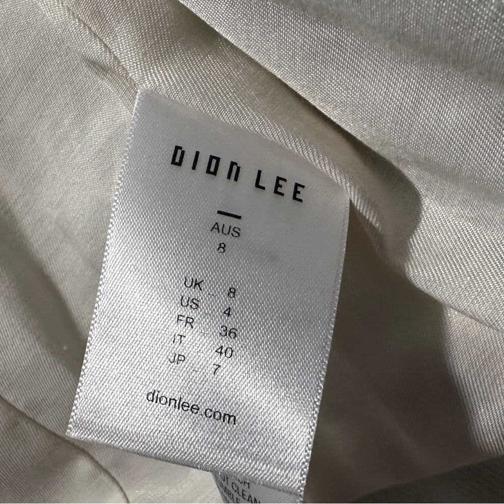 Dion Lee Shrunken Trench Jacket Size 4 - Picture 14 of 16
